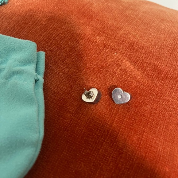 Tiffany & Co Paloma Picasso Heart Diamond Earrings rare - Picture 6 of 10